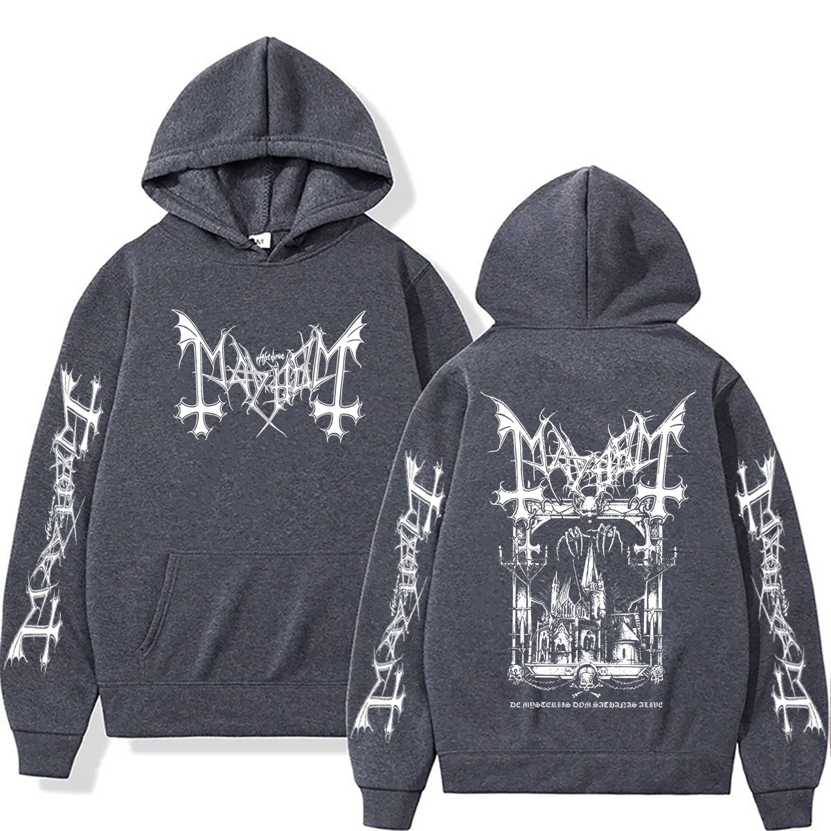 เสื้อฮู้ดวงดนตรีร็อค Mayhem De - Crossfit Mayhem บทวิจารณ์และราคา