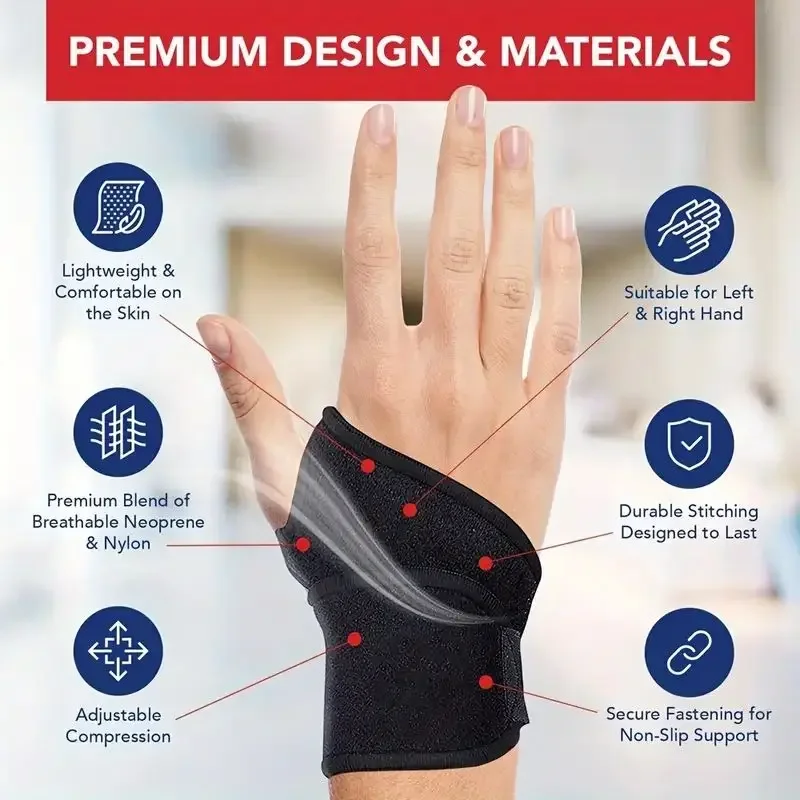 ที่รัดข้อมือแบบปรับได้ เหมาะสำ - Wrist Wrap Support บทวิจารณ์และราคา