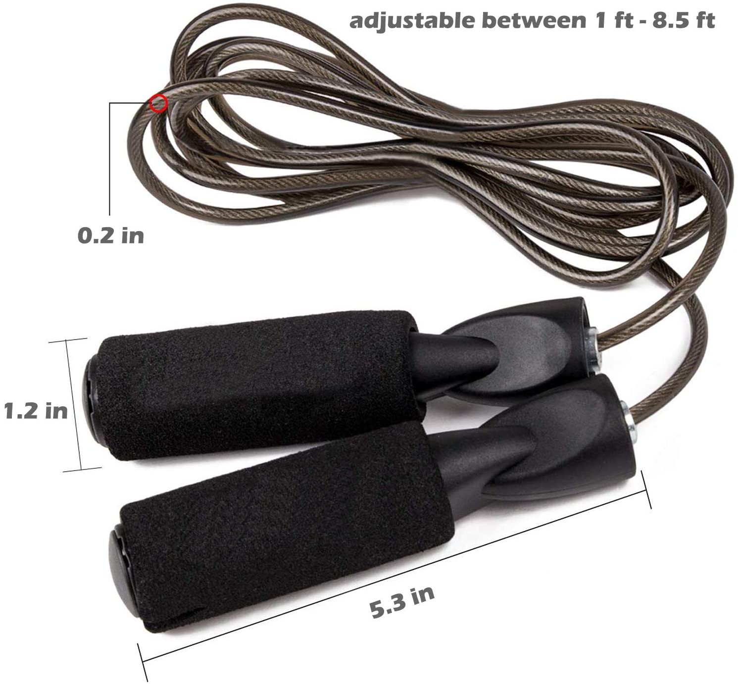 เชือกกระโดดครอสฟิตแบบปรับได้สำ - Crossfit No Equipment บทวิจารณ์และราคา