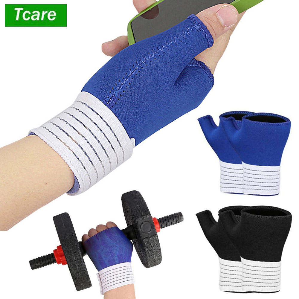 1 คู่สายรัดข้อมือแบบยืดหยุ่นพร - Wrist Wrap Support บทวิจารณ์และราคา