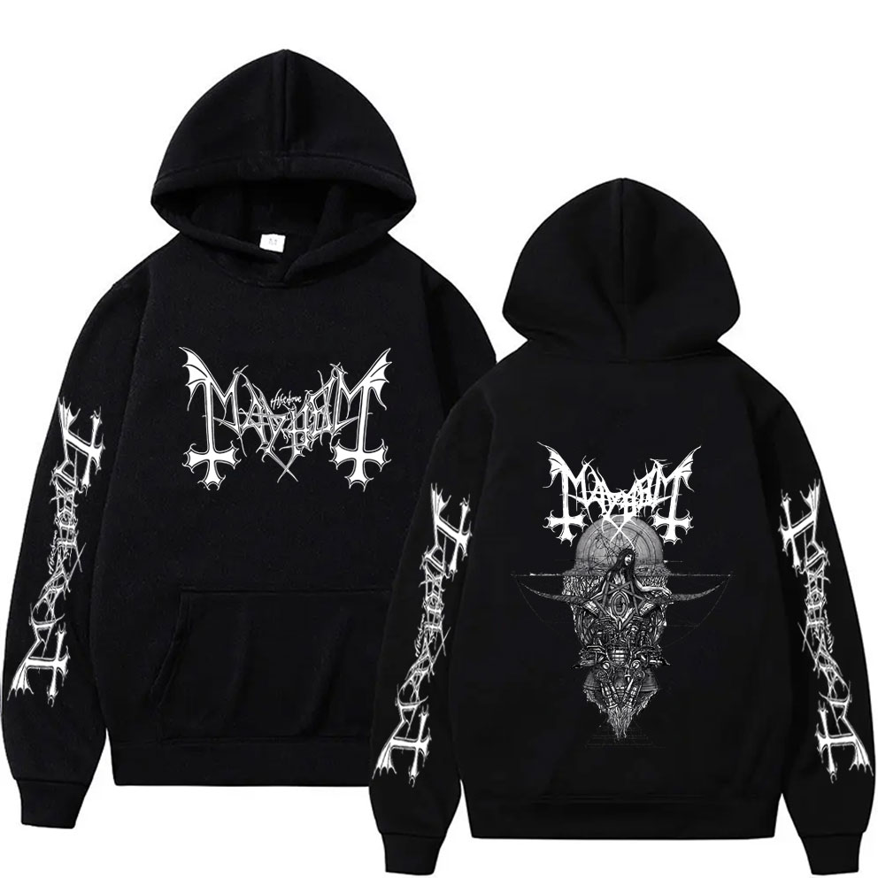 เสื้อฮู้ดลายวงดนตรีร็อค Mayhem - Crossfit Mayhem บทวิจารณ์และราคา